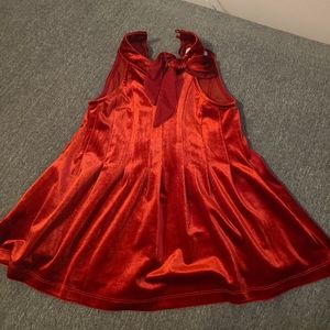 Red velvet GB girls by Dillard's holiday dress